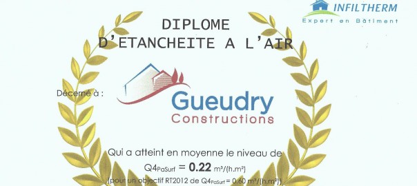 INFILTHERM - DIPLOME GUEUDRY