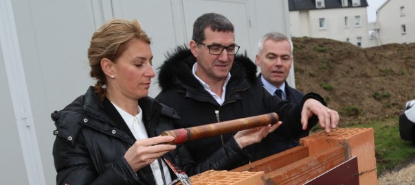 Première pierre résidence du Clos Mathilde
