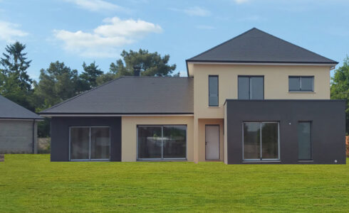 photo maison neuve moderne réalisée par gueudry
