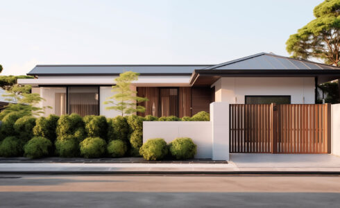 photo d'une maison neuve plain-pied