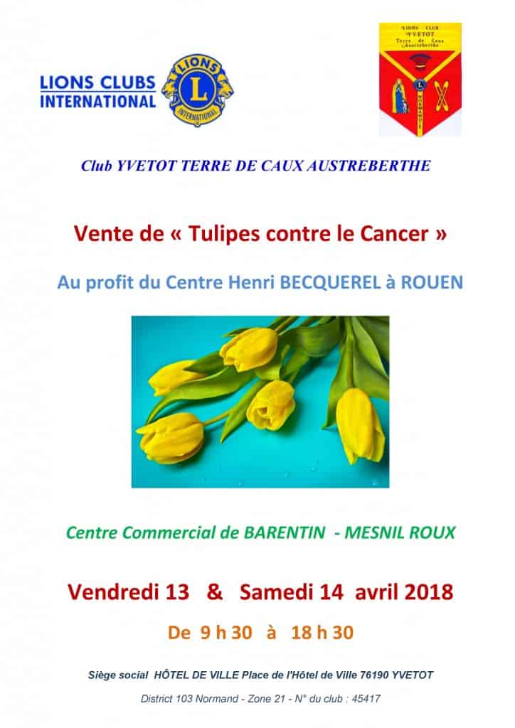 tulipes contre le cancer